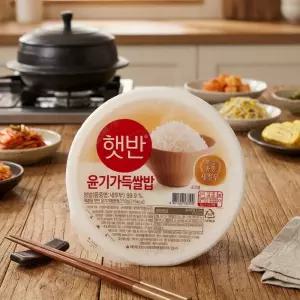 CJ 햇반 윤기가득쌀밥 210g 24입