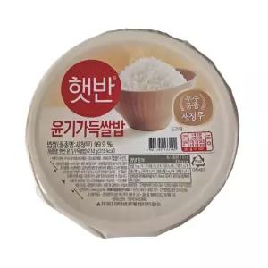 CJ 햇반 윤기가득쌀밥 210g, 24입, 1개