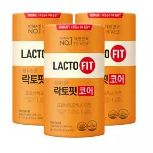 종근당건강 락토핏 코어 60포 3통 (6개월분)