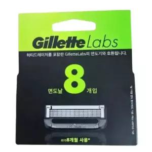 질레트 랩스 딥클렌징바 면도날 8개입 면도기날 (Lkn)