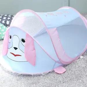 아기 침대 모기장 텐트 캐릭터 유아 모기장 원터치