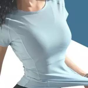 여자 필라테스 요가복 반팔 티셔츠