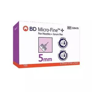 BD 인슐린 마이크로파인 펜니들 5mm 31G 100개입