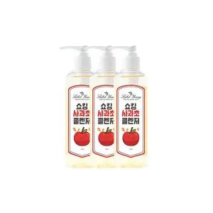쇼킹사과초클렌저 200ml 3개/유분피지노폐물케어 약산성클렌징