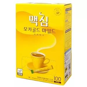 맥심 모카골드 마일드 커피믹스 100T 맥심모카골드커피 봉지커피 다방커피 모카골드마일드커피