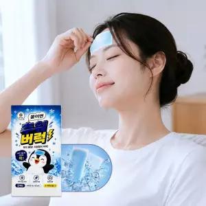 붙이면 추워버럭 아이스패치 1팩(2매입) 온가족 쿨링패치 아이스젤 쿨패치 여름 폭염대비 냉감시트