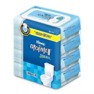 생활용품 크리넥스)마이비데(46매x4)캡형