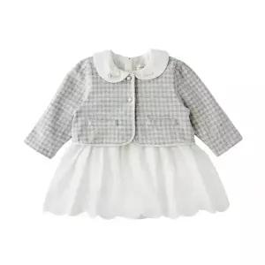 밍크뮤 GR체크가디건SET바디슈트 36112-604-12 OUZ709