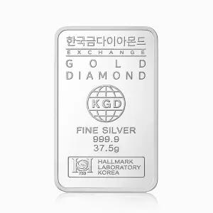[한국금다이아몬드] 실버바 AG 37.5g 999.9 은투자 은시세