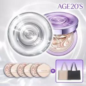 여름한정판AGE20S 아이스에디션 에센스팩트 기본구성(본품2+리필3+메쉬백)SPF50+ PA++++