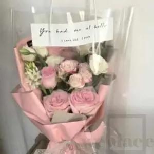 생화 비닐백 대 20개 꽃다발쇼핑백