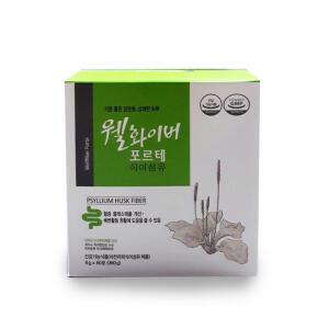 웰화이버 포르테 1박스(60포)/식이섬유/차전자피