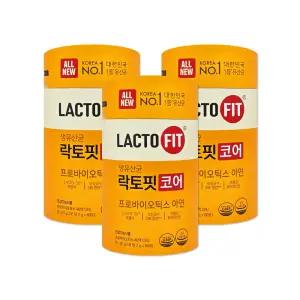 종근당건강 락토핏 생유산균 코어 2g 60포 3통/mj