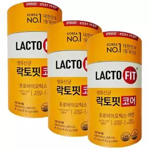 종근당 락토핏 코어 2g 60포 x 3통 생유산균 6개월분