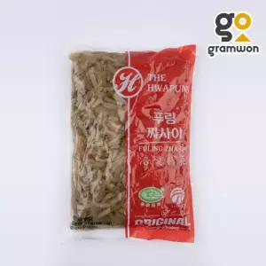 짜사이 1KG 화풍 절임반찬 짜차이 사천 무침 곁들임 중국 단무지 무절임