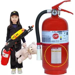 국산 DF 대동 소화기 3.3kg 가정용 업소용 산업용 국가검정품 KC인증 스티커+자석식 점검표 증정 부림소방