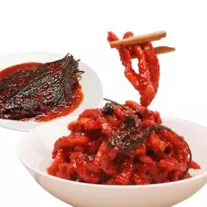 밥도둑 무말랭이1kg+깻잎무침1kg