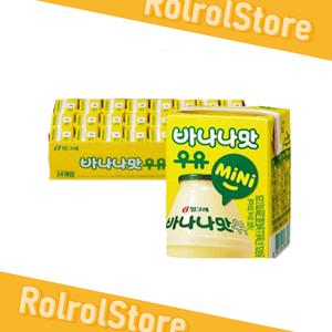 빙그레 바나나맛 멸균우유 미니 120ml 24팩