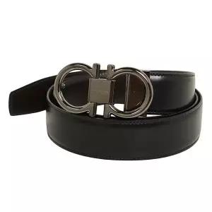 FERRAGAMO 페라가모 벨트 679938 0694531 NERO/HICKORY / 남성 정장벨트
