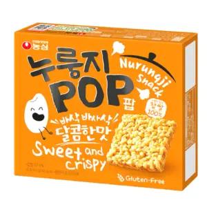 농심 누룽지팝 142g x 8개 누룽지과자 뻥튀기 강냉이 인기간식 어린이간식