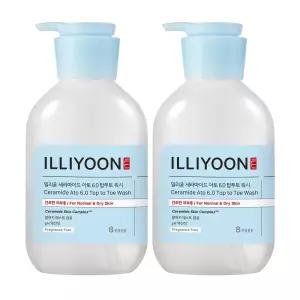 일리윤 세라마이드 아토 6.0 탑투토 올인원 약산성 바디워시 500ml 2개