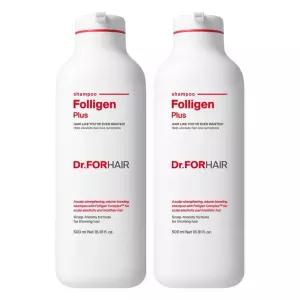 닥터포헤어 탈모증상완화 모이스춰 두피클렌징 볼륨강화 폴리젠 플러스 샴푸 500ml 2개