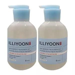 [셀러허브 1]일리윤 세라마이드 아토 6.0 탑투토 워시 무향 500ml 약산성 바디클렌저 2개 Ss (47586413)