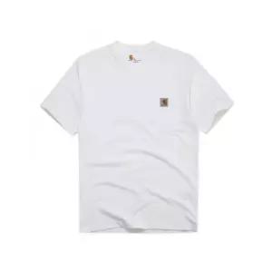 칼하트 남성 헤비웨이트 루즈핏 포켓 반팔 티셔츠 화이트 K87-WHT 117649363