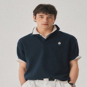 [AK수원점] [후아유] 공용 Steve Collar T-Shirt WHHAG2411U
