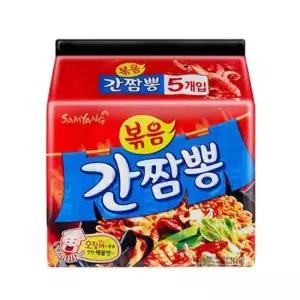 라면박스 삼양 볶음 간짬뽕 멀티 140gX5봉