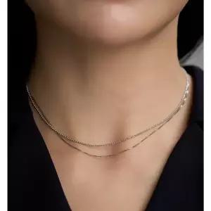 [로이드](김해점)[실버 925] 볼 레이어드 체인 목걸이 LLNS60345S