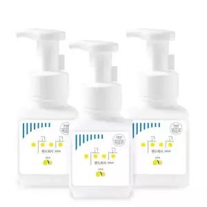 [RIZPICK]손세정제 거품비누 레몬향 핸드워시 300ml 3개 묶음