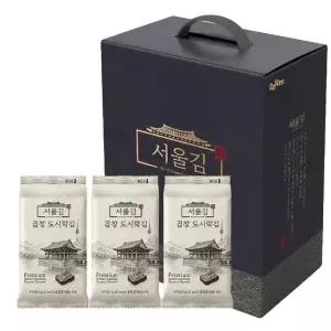 서울김 곱창 도시락김 5g x 30봉 보령 대천 중앙맛김 두번구운 맛있는 조미김 선물세트