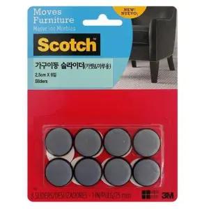 소음방지슬라이더 가구이동 (카펫마루용 소음방지 3M 슬라이더8p SP643)