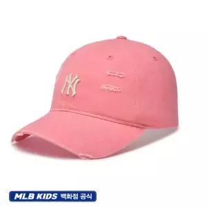 갤러리아 MLB 엠엘비키즈 피그먼트 데미지워싱볼캡 뉴욕양키스 아동모자(7AC