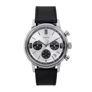[타이맥스] 25FW 실버 멀린 크로노그래프 타키미터 40mm 손목 시계 TW2W10300