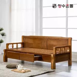 장수온돌 온재 서랍형 홍맥반석 돌소파 온열카우치 건강소파