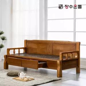 장수온돌 온재 서랍형 칠보석 돌소파 온열카우치 건강소파