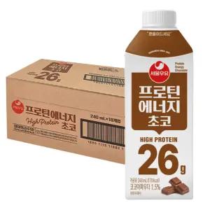 서울우유 프로틴 에너지 초코 240mlx18개
