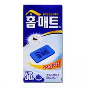 헨켈 홈매트 리필 교체용 30매 모기약 훈증기 모기용품 벌레퇴치제