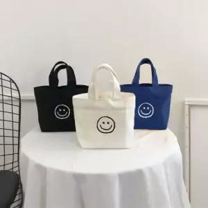 스마일 미니 에코백