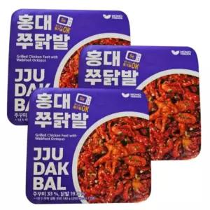 불향 가득 탱글 쫄깃한 홍대 쭈닭발 180g X 3팩