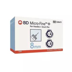 BD 인슐린 마이크로파인 펜니들 8mm 31G 100개입