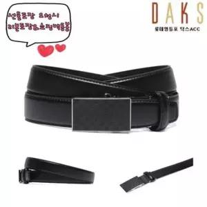 닥스 ACC DBBE1E838BK-Y 남성 벨트 가죽 블랙 DD 로고 버클 자동벨트 DBBE3E838 LE1206807906