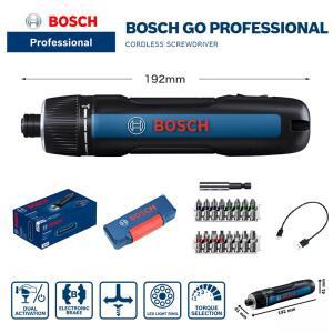 Bosch Go3 전기 스크루 드라이버 리튬 무선 충전식 세트 가정용 수리 전문가를위한 미니 휴대용 DIY 도구