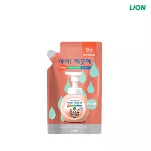 아이깨끗해 손세정제 복숭아향 200ml 리필핸드워시 비누 씻기 씻는거품 거품형