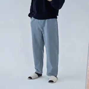 와이드 밴딩 청바지 고무줄 남성 드핏