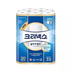 휴지 크리넥스 울트라클린 3겹 30롤
