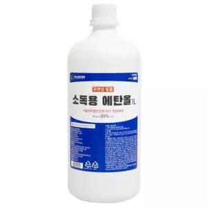 삼현 소독용 에탄올 1L 1개 알콜 알코올 청소 살균