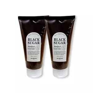 스킨푸드 블랙슈가 퍼펙트 스크럽 폼 180g x 2개